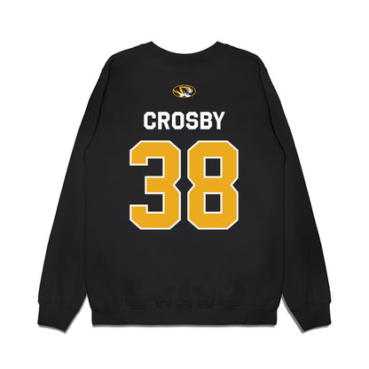 Missouri - NCAA Football : Henry Crosby - Memorial Stadium 100 Year Anniversary Premium Crewneck Sweatshirt-1