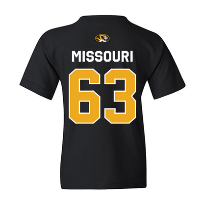 Missouri - NCAA Football : Chace Missouri - Memorial Stadium 100 Year Anniversary Youth T-Shirt-1