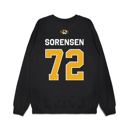 Missouri - NCAA Football : Colin Sorensen - Memorial Stadium 100 Year Anniversary Premium Crewneck Sweatshirt-1