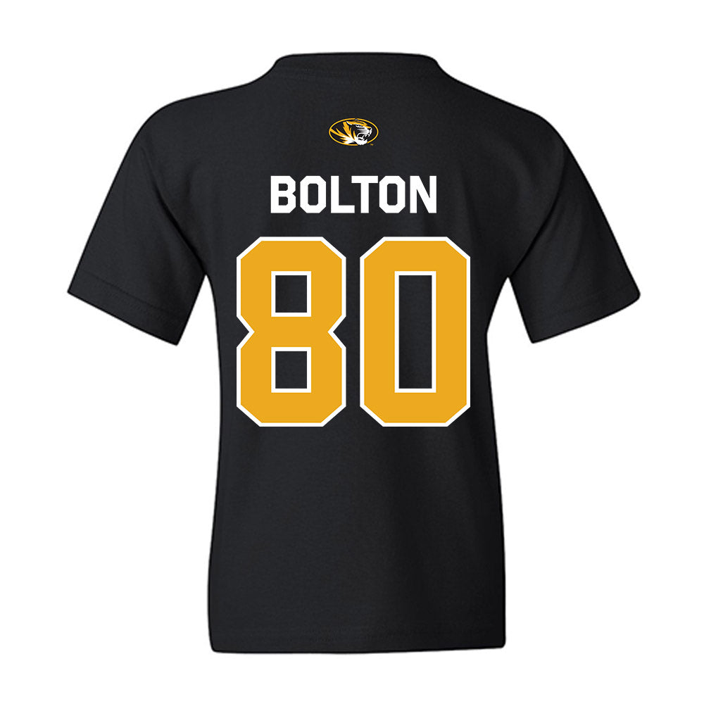 Missouri - NCAA Football : Jayden Bolton - Memorial Stadium 100 Year Anniversary Youth T-Shirt-1