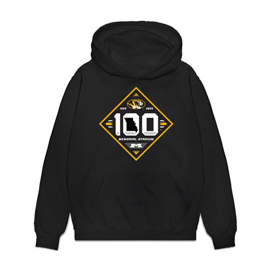 Missouri - NCAA Football : Nicholas DeLoach - Memorial Stadium 100 Year Anniversary Premium Hooded Sweatshirt-0