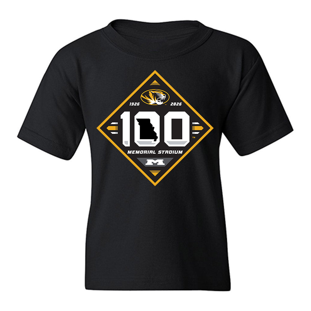 Missouri - NCAA Football : Jayden Mcgregory - Memorial Stadium 100 Year Anniversary Youth T-Shirt-0