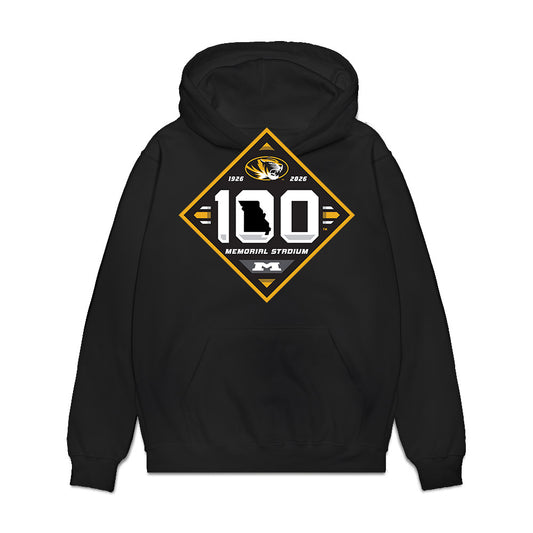 Missouri - NCAA Football : Elijah Dotson - Memorial Stadium 100 Year Anniversary Premium Hooded Sweatshirt-0