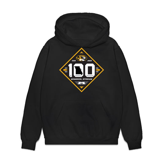 Missouri - NCAA Football : JaDon Blair - Memorial Stadium 100 Year Anniversary Premium Hooded Sweatshirt-0