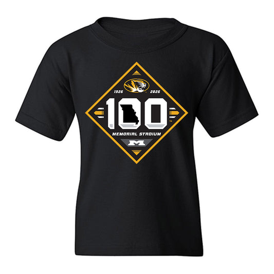 Missouri - NCAA Football : JJ Bush - Memorial Stadium 100 Year Anniversary Youth T-Shirt-0