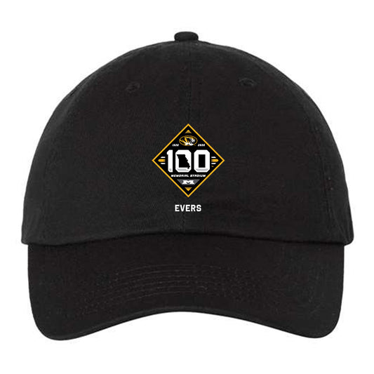 Missouri - NCAA Football : Nick Evers - Memorial Stadium 100 Year Anniversary Dad Hat-0