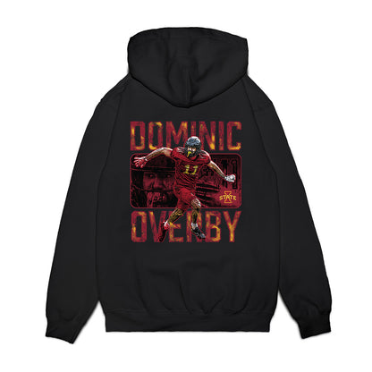 Iowa State - NCAA Football : Dominic Overby - Collage Premium Hooded Sweatshirt-1