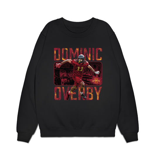Iowa State - NCAA Football : Dominic Overby - Collage Premium Crewneck Sweatshirt-0