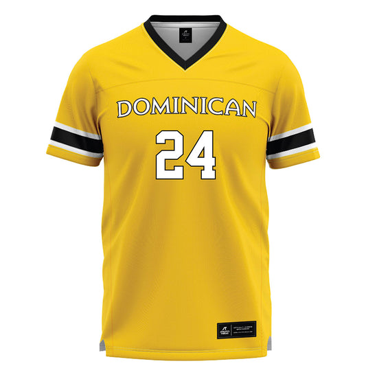 DUC - NCAA Men's Lacrosse : Makoa Hicks - Yellow Lacrosse Jersey-0