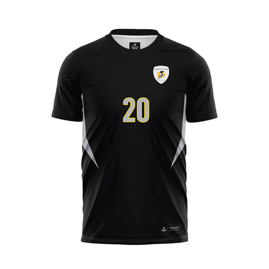 DUC - NCAA Men's Soccer : Benjamin Schumann - Black Soccer Jersey-0