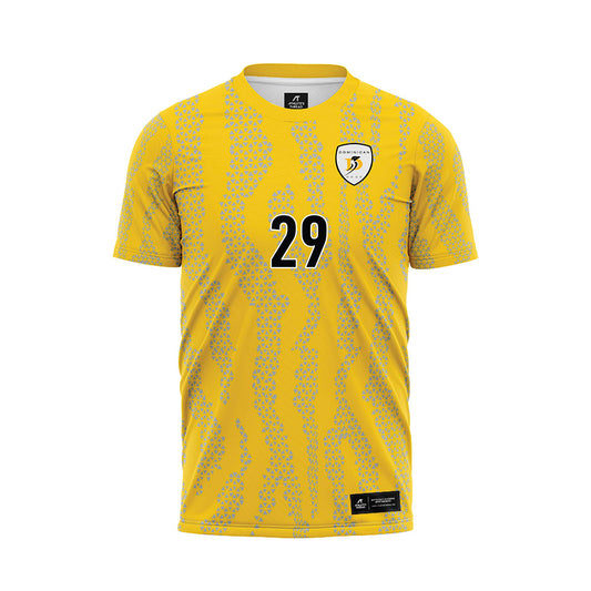 DUC - NCAA Men's Soccer : Brenon Kirkes - Yellow Soccer Jersey-0