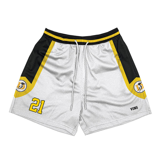 DUC - NCAA Women's Basketball : Emalynn Vong - White Shorts-0