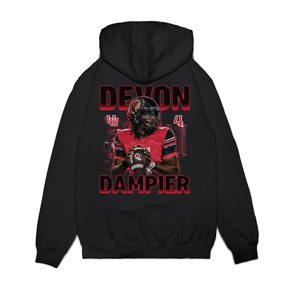 Utah - NCAA Football : Devon Dampier - Collage Premium Hooded Sweatshirt-1