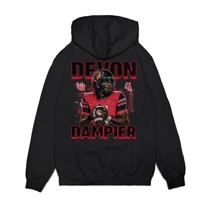Utah - NCAA Football : Devon Dampier - Collage Premium Hooded Sweatshirt-1