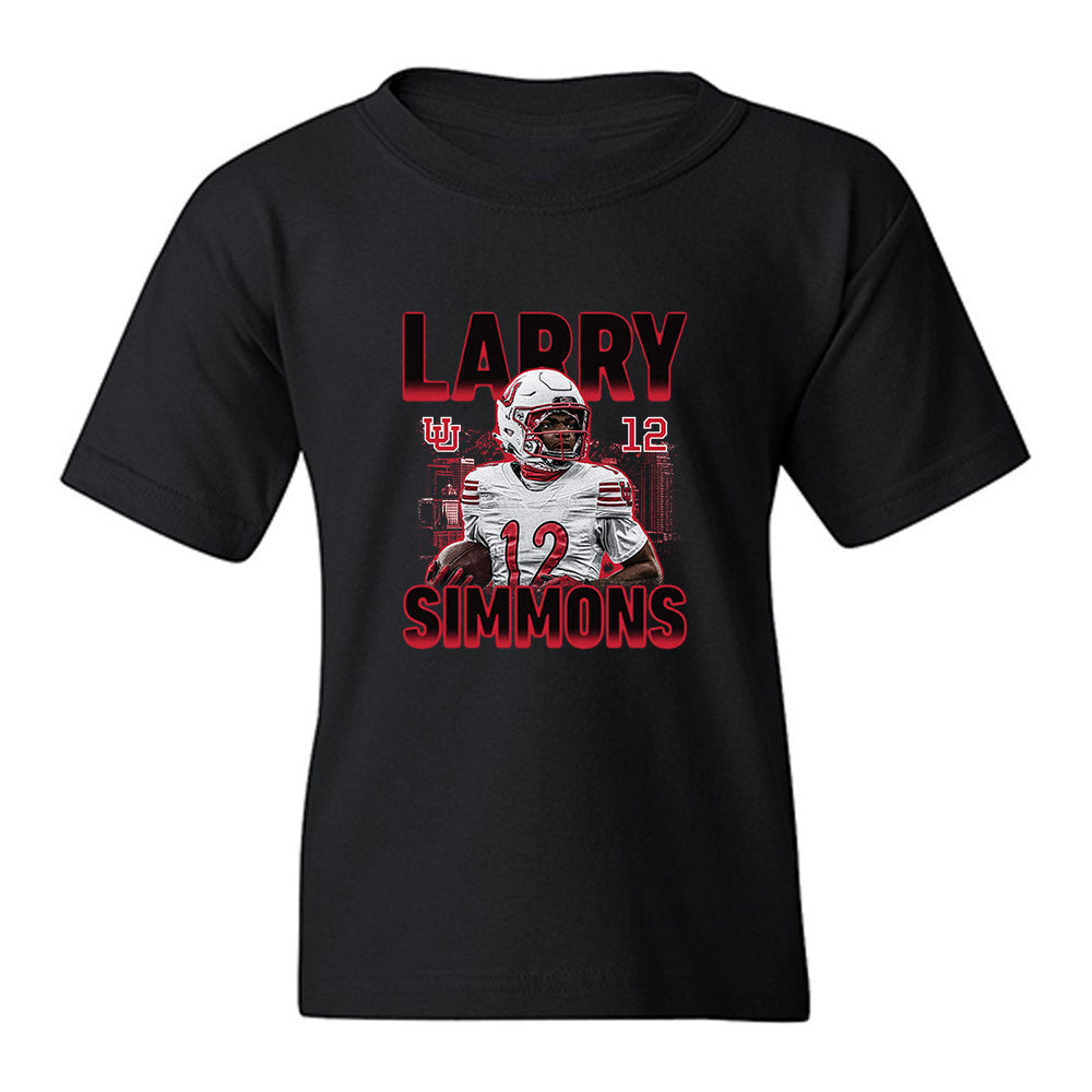 Utah - NCAA Football : Larry Simmons - Collage Youth T-Shirt-0