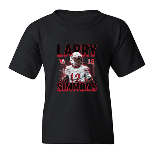 Utah - NCAA Football : Larry Simmons - Collage Youth T-Shirt-0