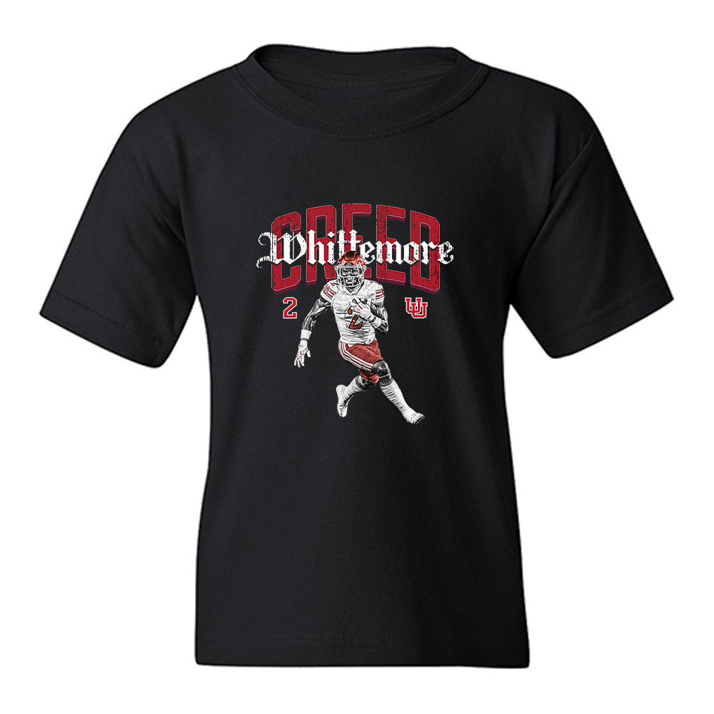 Utah - NCAA Football : Creed Whittemore - Collage Youth T-Shirt-0