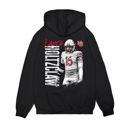 Utah - NCAA Football : Lance Holtzclaw - Collage Premium Hooded Sweatshirt-1