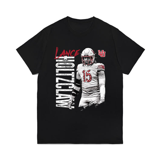 Utah - NCAA Football : Lance Holtzclaw - Collage Comfort Colors T-Shirt-0