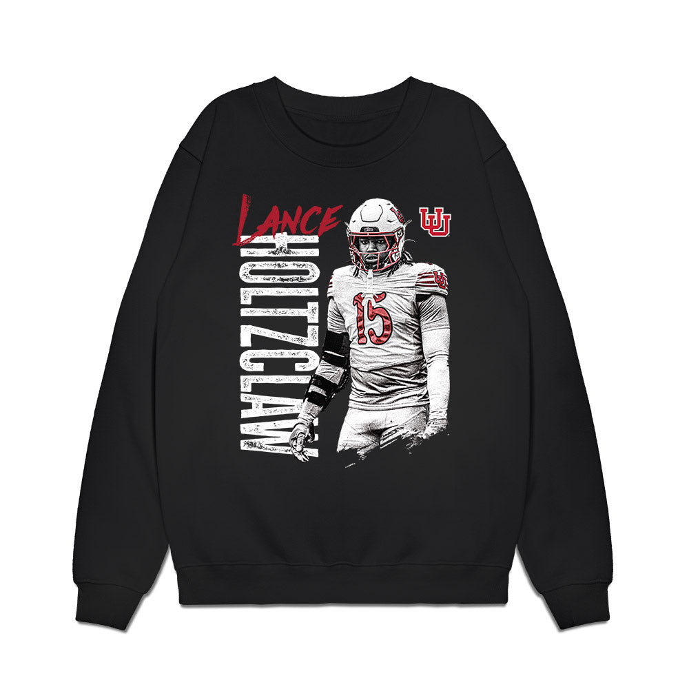 Utah - NCAA Football : Lance Holtzclaw - Collage Premium Crewneck Sweatshirt-0