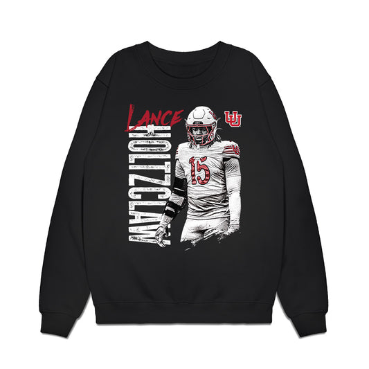 Utah - NCAA Football : Lance Holtzclaw - Collage Premium Crewneck Sweatshirt-0