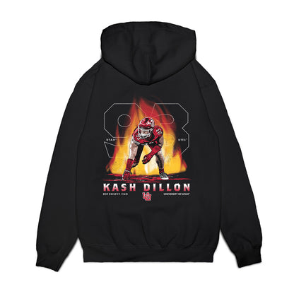 Utah - NCAA Football : Kash Dillon - Collage Premium Hooded Sweatshirt-1
