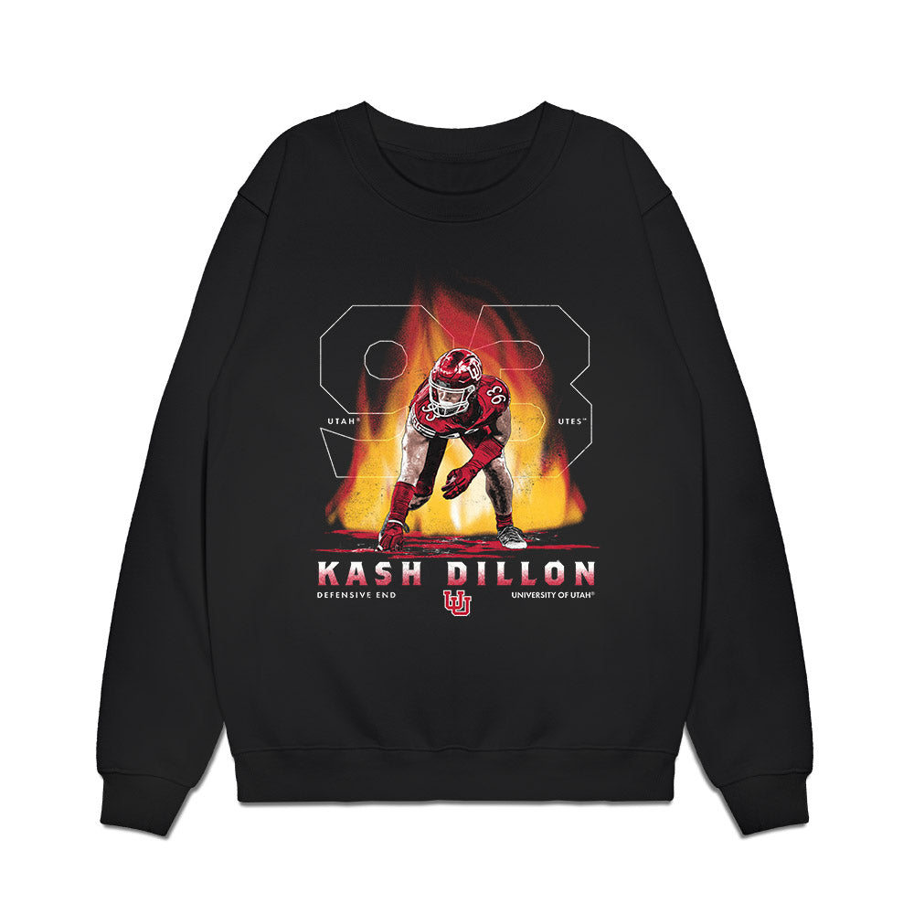 Utah - NCAA Football : Kash Dillon - Collage Premium Crewneck Sweatshirt-0
