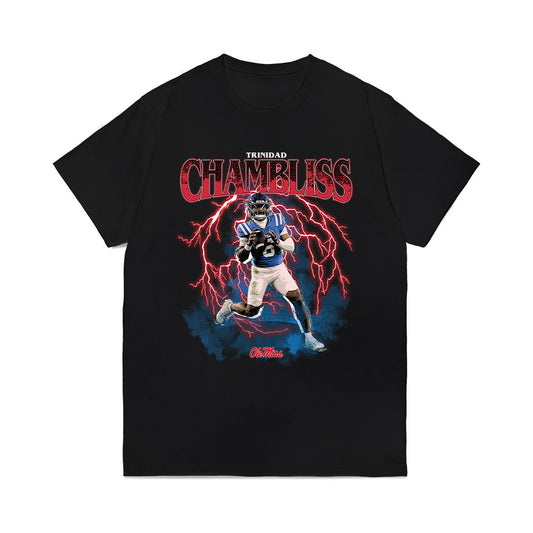 Ole Miss - NCAA Football : Trinidad Chambliss - Collage Comfort Colors T-Shirt-0