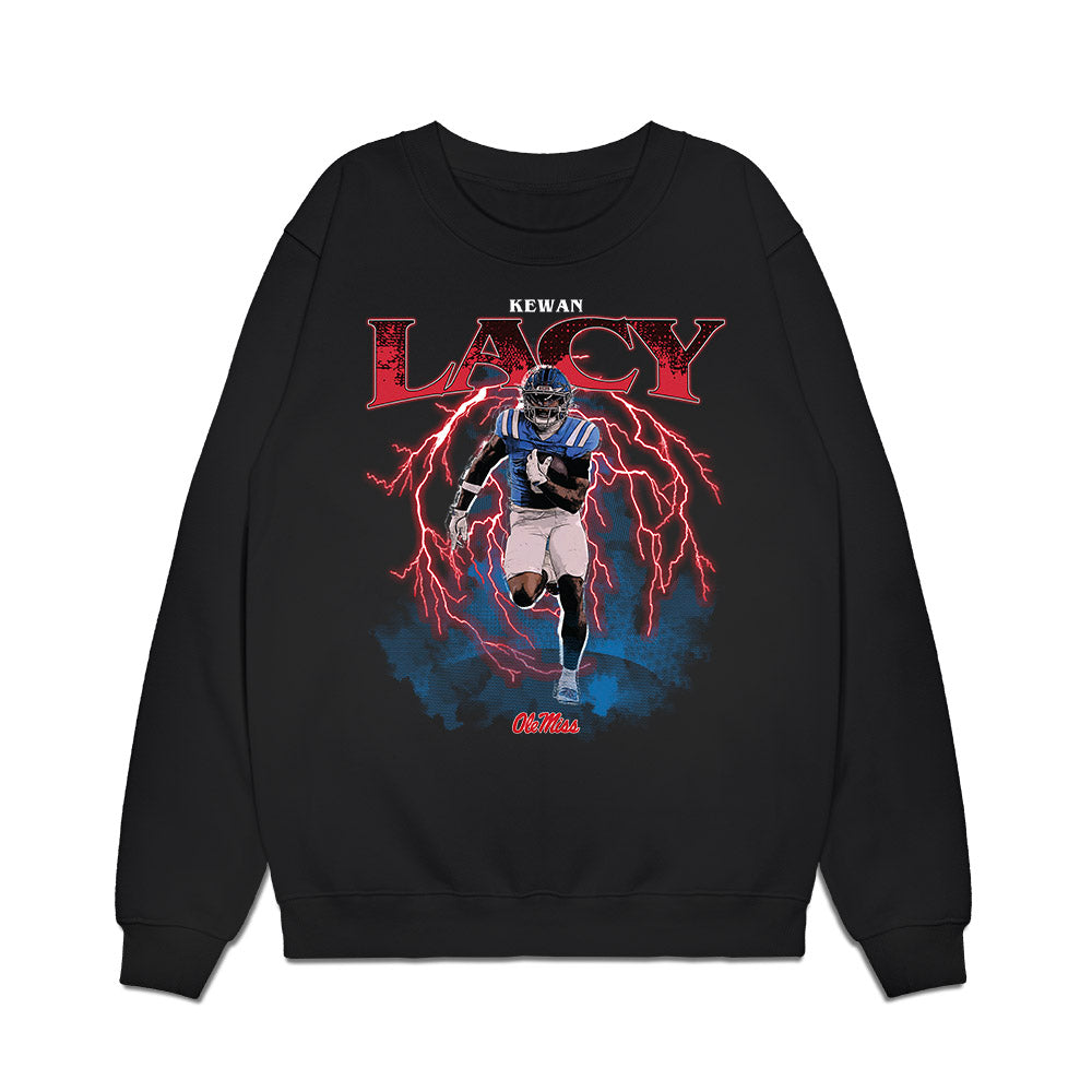 Ole Miss - NCAA Football : Kewan Lacy - Collage Premium Crewneck Sweatshirt-0