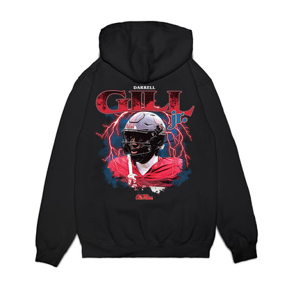 Ole Miss - NCAA Football : Darrell Gill Jr. - Collage Premium Hooded Sweatshirt-1