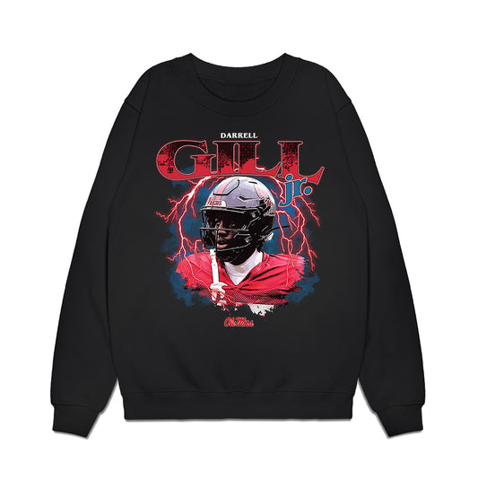 Ole Miss - NCAA Football : Darrell Gill Jr. - Collage Premium Crewneck Sweatshirt-0