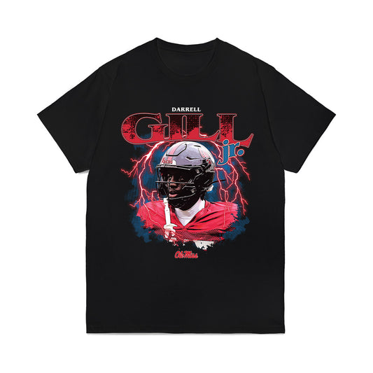 Ole Miss - NCAA Football : Darrell Gill Jr. - Collage Comfort Colors T-Shirt-0