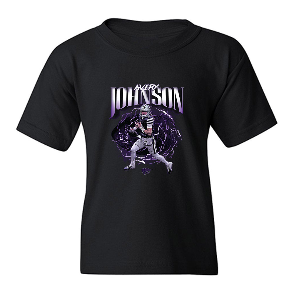 Kansas State - NCAA Football : Avery Johnson - Collage Youth T-Shirt-0