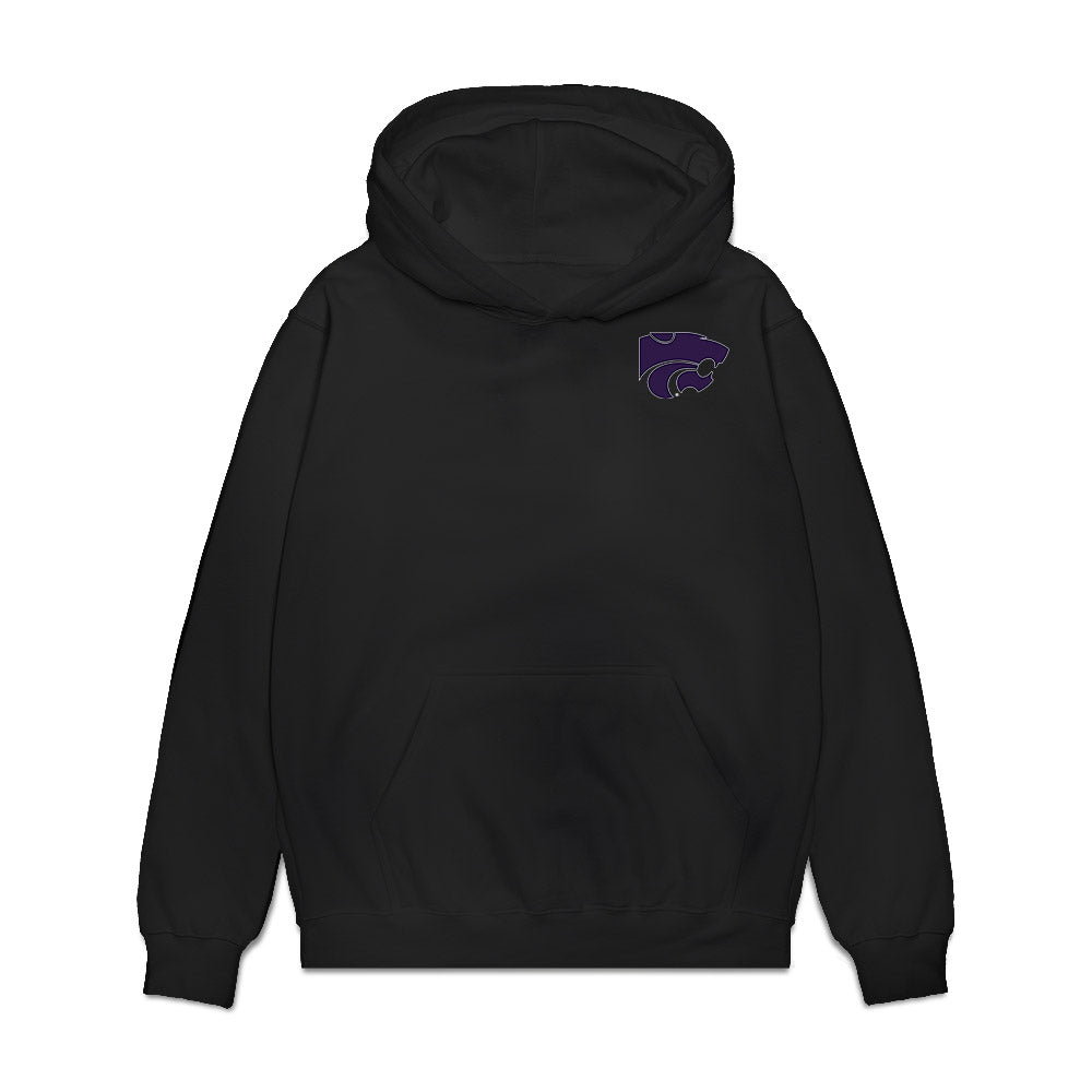 Kansas State - NCAA Football : Avery Johnson - Collage Premium Hooded Sweatshirt-0