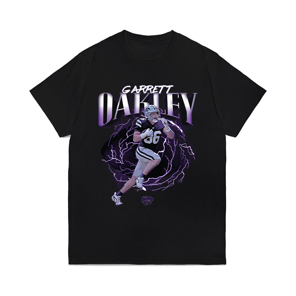 Kansas State - NCAA Football : Garrett Oakley - Collage Comfort Colors T-Shirt-0
