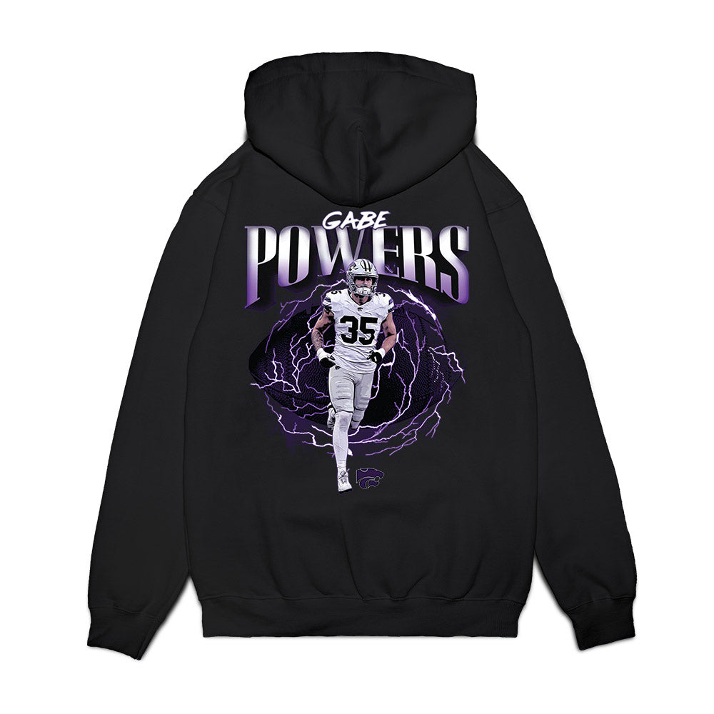 Kansas State - NCAA Football : Gabe Powers - Collage Premium Hooded Sweatshirt-1