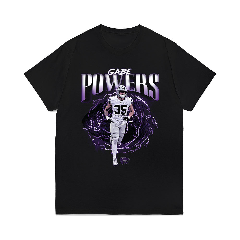 Kansas State - NCAA Football : Gabe Powers - Collage Comfort Colors T-Shirt-0