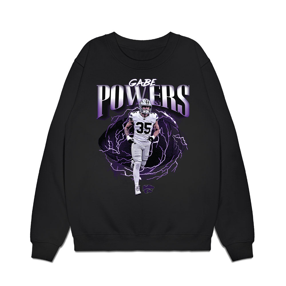 Kansas State - NCAA Football : Gabe Powers - Collage Premium Crewneck Sweatshirt-0