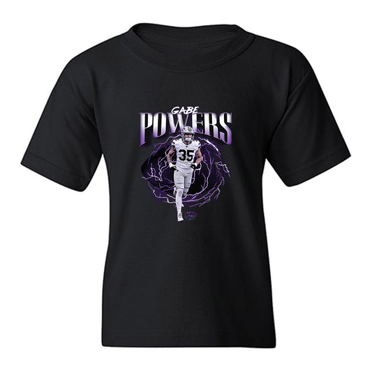 Kansas State - NCAA Football : Gabe Powers - Collage Youth T-Shirt-0