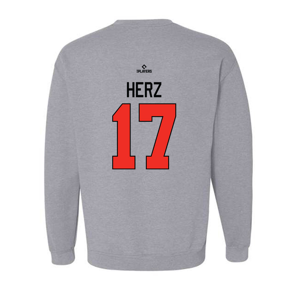 Rochester Red Wings - MILB Baseball : DJ Herz - Crewneck Sweatshirt-1