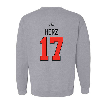 Rochester Red Wings - MILB Baseball : DJ Herz - Crewneck Sweatshirt-1