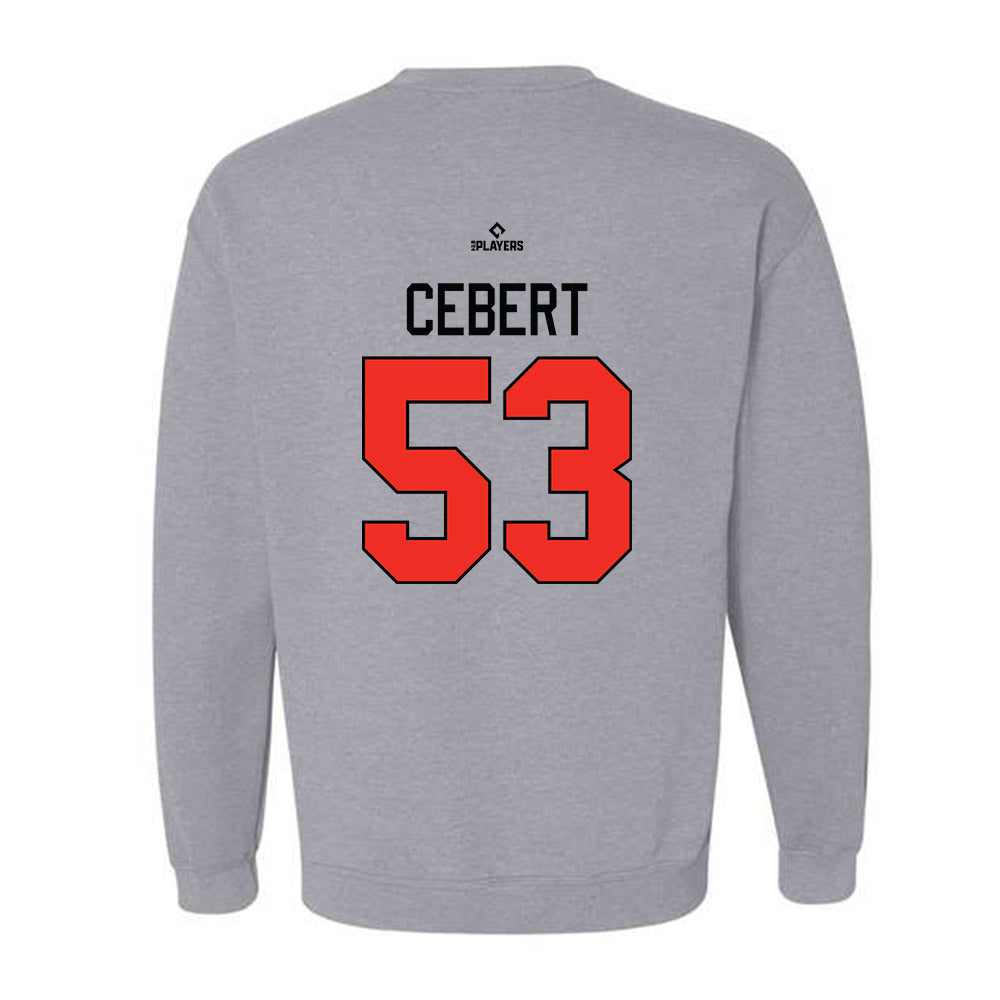 Rochester Red Wings - MILB Baseball : Jack Cebert - Crewneck Sweatshirt-1