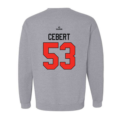 Rochester Red Wings - MILB Baseball : Jack Cebert - Crewneck Sweatshirt-1