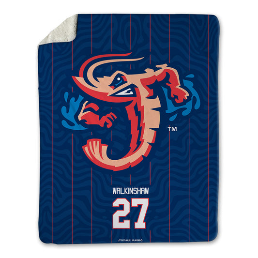 Jax Jumbo Shrimp - MILB Baseball : Jake Walkinshaw - Blanket-0