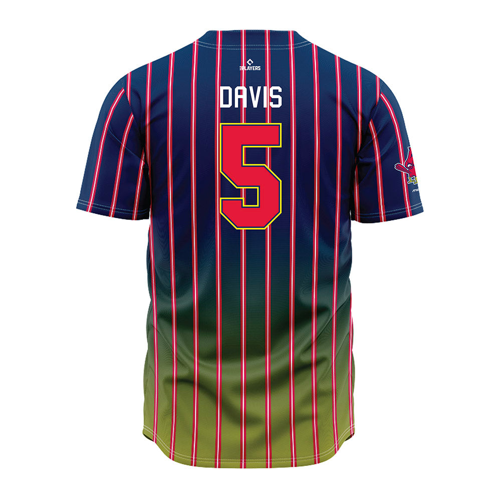 Memphis RedBirds - MILB Baseball : Chase Davis - Jersey-1