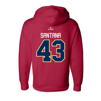 Memphis RedBirds - MILB Baseball : Sandro Santana - Hooded Pullover Sweatshirt-1