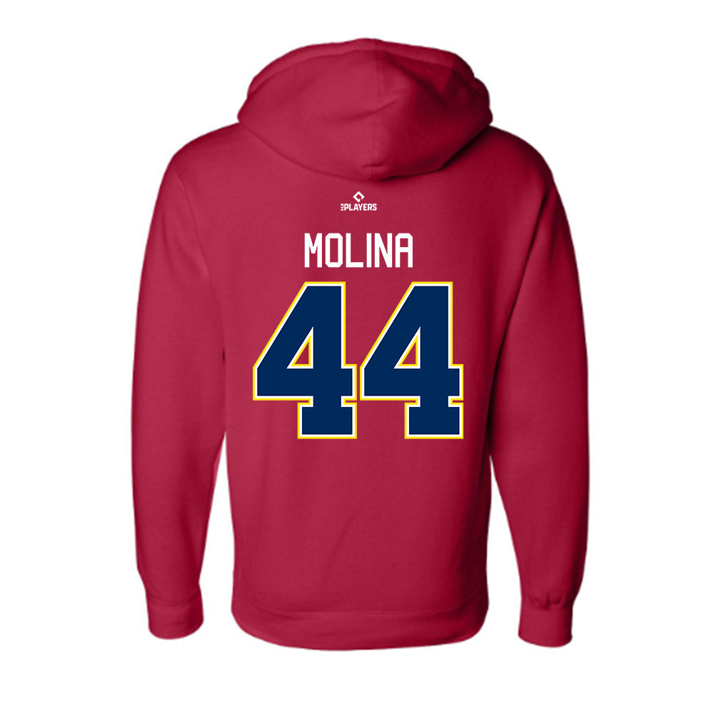 Memphis RedBirds - MILB Baseball : Mason Molina - Hooded Pullover Sweatshirt-1