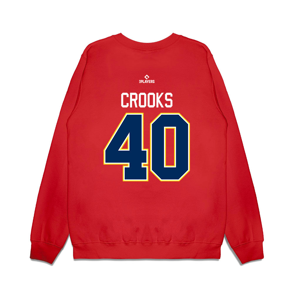 Memphis RedBirds - MILB Baseball : Jimmy Crooks - Premium Crewneck Sweatshirt-1
