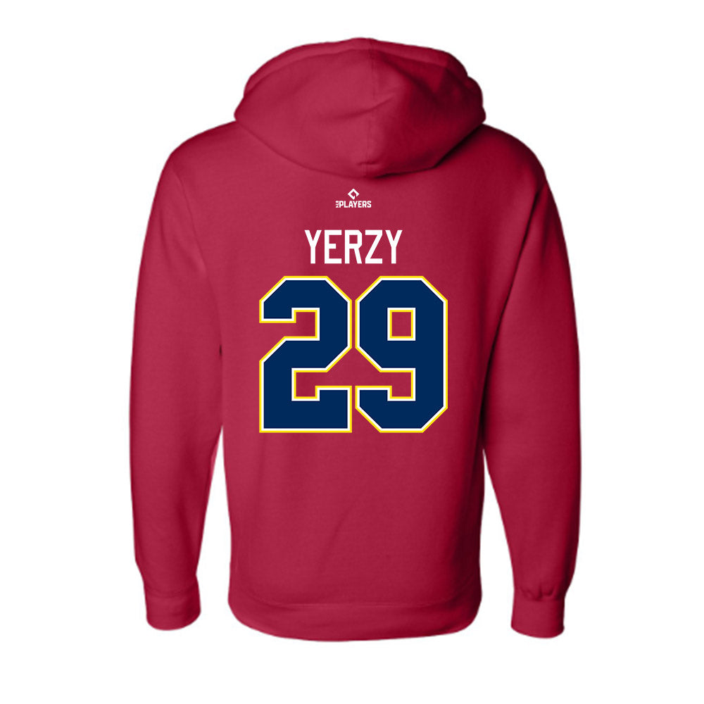 Memphis RedBirds - MILB Baseball : Andy Yerzy - Hooded Pullover Sweatshirt-1