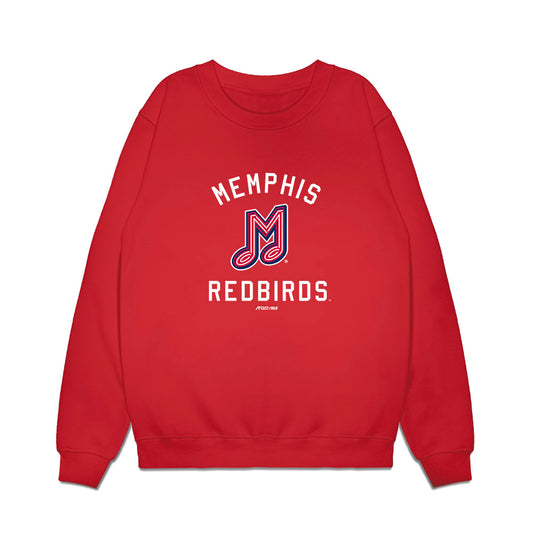 Memphis RedBirds - MILB Baseball : Jared Shuster - Premium Crewneck Sweatshirt-0